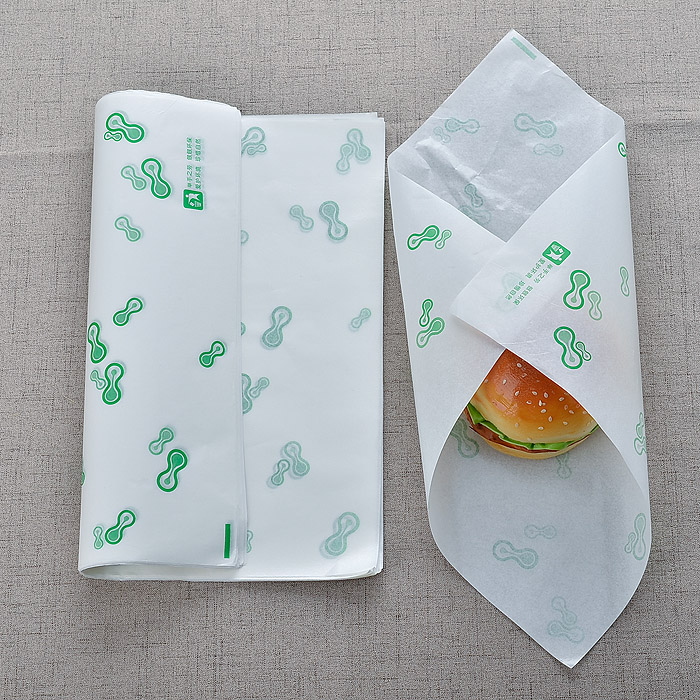 Custom Logo Printed Greaseproof Sandwich Burger Paper