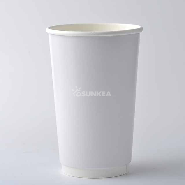 White Double Wall Paper Cup(no printed)
