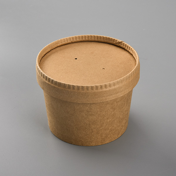 Stackable Paper Soup Bowl Soup Cup Paper Lid