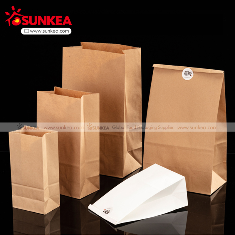 Sunkea custom printed takeaway paper bag products