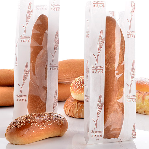  Kraft Bread Bag with Window