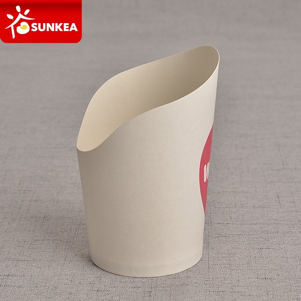 White Chip Cup, French Fries Paper Cup