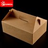 Takeaway 3 Layers Kraft Food Paper Lunch Box