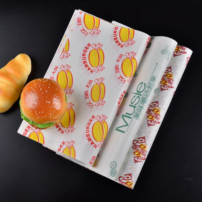 printed burger paper