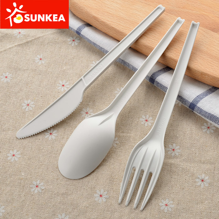 Compostable eco friendly biodegradable CPLA plastic cutlery
