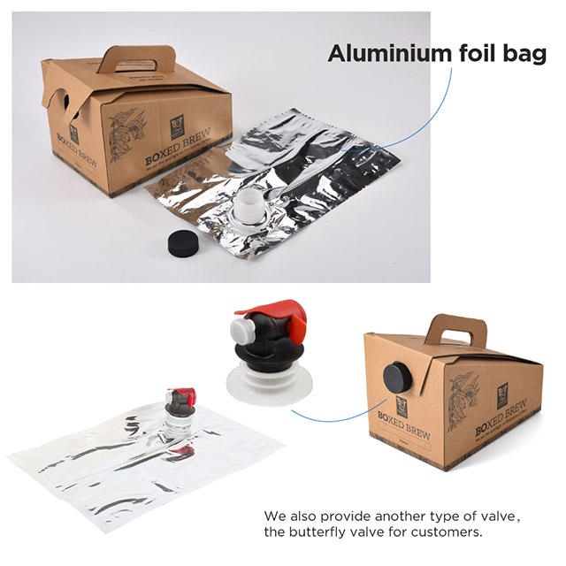Portable Coffee Box with An Aluminium Foil Bag