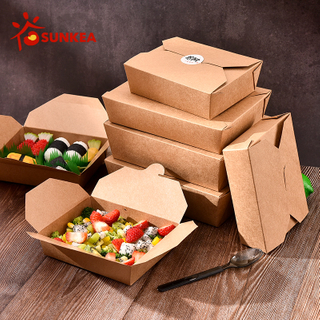 Sunkea manufacturer Takeaway lunch boxes Paper Food Container