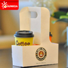 White 4 Slots Coffee Cup Paper Carrier 
