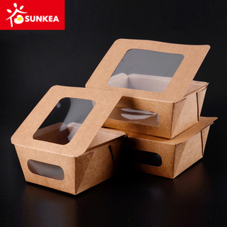 Heat Seal Window Paper Design Sushi Food Box 