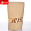 Brown Kraft Paper Stand up Pouch with Window